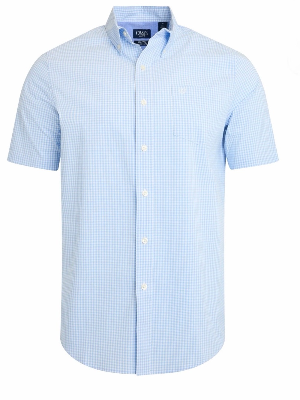 CHAPS Short Sleeve Easy Care Stretch Shirt